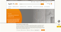 Desktop Screenshot of light11.de